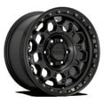 thumbnail image 1 of KMC Aluminum Rim KM545 TREK 17X9in Satin Black Finish, KM54579068718, 1 of 3