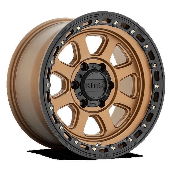 KMC Aluminum Rim KM548 CHASE 20X9in Matte Bronze with Black Lip Finish, KM54829050618
