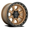 thumbnail image 1 of KMC Aluminum Rim KM548 CHASE 20X9in Matte Bronze with Black Lip Finish, KM54829063618, 1 of 3