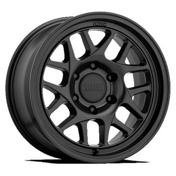 KMC Aluminum Rim KM717 BULLY OL 17X8.5in Satin Black Finish, KM71778550700