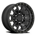 thumbnail image 1 of KMC Aluminum Rim KM718 SUMMIT 17X8.5in Satin Black Finish, KM71878568700, 1 of 3