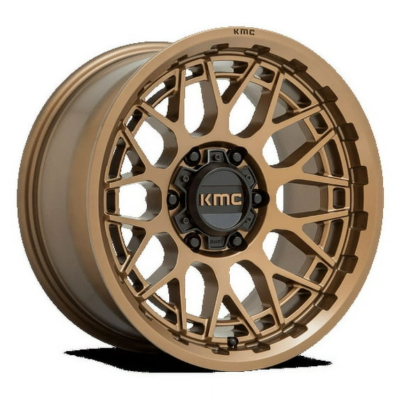 KMC Aluminum Rim KM722 TECHNIC 20X9in Matte Bronze Finish, KM72229050618