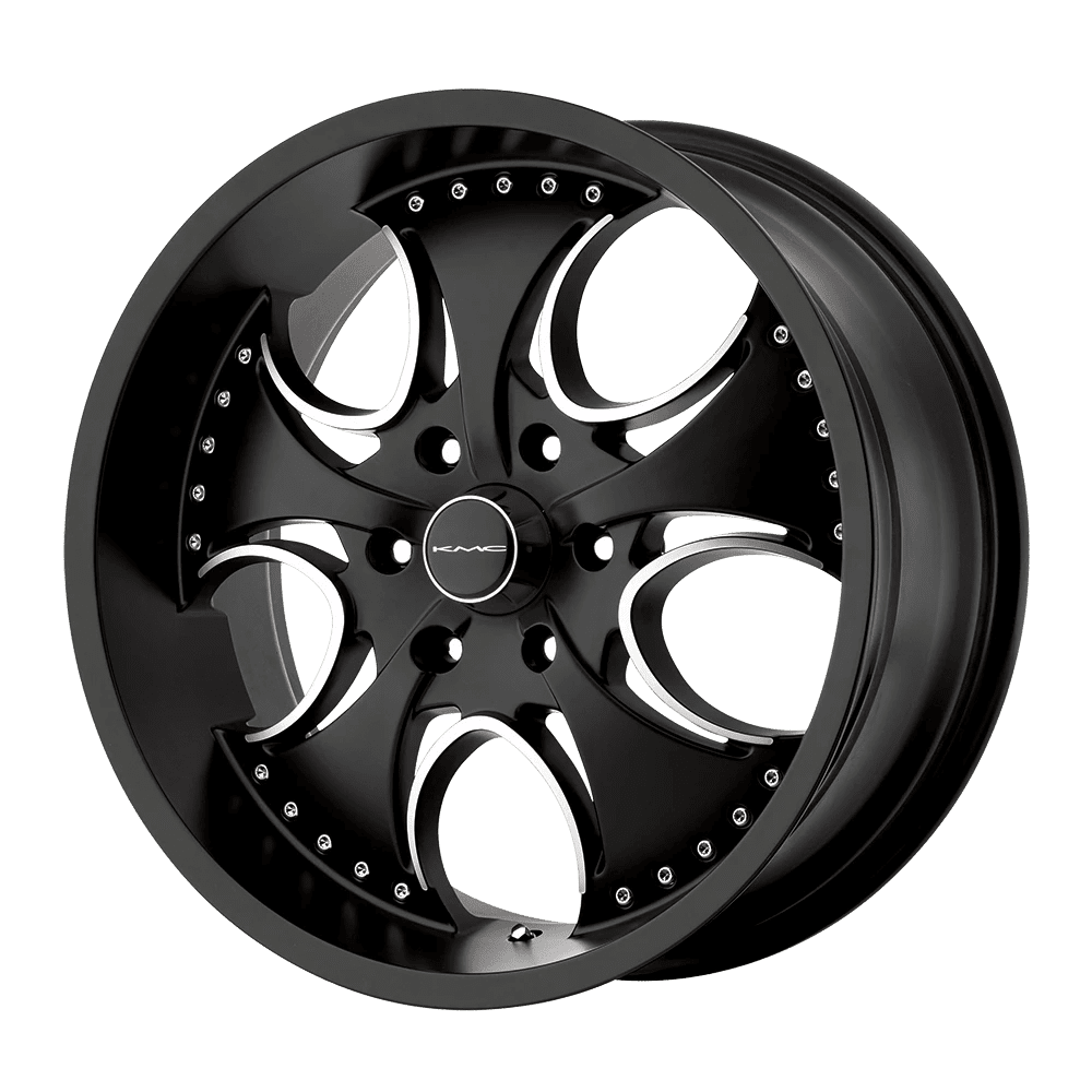 KMC KM755 VENOM 24X9.5 5X120.65 12ET 72.6CB MATTE BLACK WHEEL