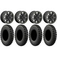 thumbnail image 1 of KMC Cage Beadlock 15" Wheels Black 28" MotoRally Tires Kawasaki Mule Pro FXT, 1 of 4
