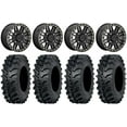 thumbnail image 1 of KMC Cage Beadlock 15" Wheels Black 32" MT911 Tires Sportsman RZR Ranger, 1 of 4