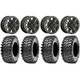 thumbnail image 1 of KMC Cage Beadlock 15" Wheels Black 32" Rampage Tires Sportsman RZR Ranger, 1 of 4