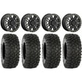 thumbnail image 1 of KMC Cage Beadlock 15" Wheels Black 32" XC450 Tires Sportsman RZR Ranger, 1 of 4