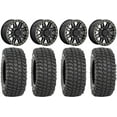 thumbnail image 1 of KMC Cage Beadlock 15" Wheels Black 32" XCR350 Tires Sportsman RZR Ranger, 1 of 4