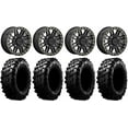 thumbnail image 1 of KMC Cage Beadlock 15" Wheels Black 33" Carnivore Tires Sportsman RZR Ranger, 1 of 4