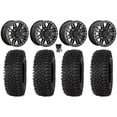 thumbnail image 1 of KMC Cage Beadlock 15" Wheels Black 33" Roctane STX Tires Kawasaki Teryx Mule, 1 of 4