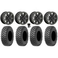 thumbnail image 1 of KMC Cage Beadlock 15" Wheels Black 35" Alpha Tires Kawasaki Teryx Mule, 1 of 4