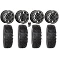 thumbnail image 1 of KMC Cage Beadlock 15" Wheels Black 35" RC500S Sticky Tires Kawasaki Teryx Mule, 1 of 4