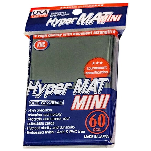 KMC Card Supply Mini Hyper Sleeves - USA Green (60) New