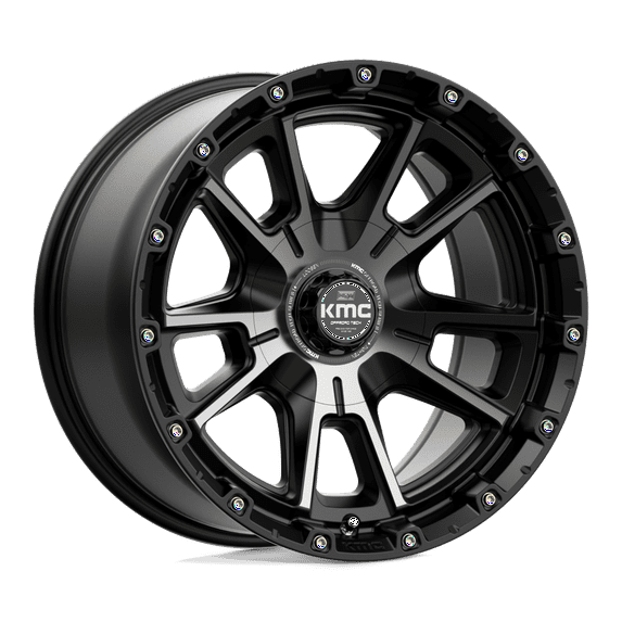 KMC Cast Aluminum Rim KM100 20X9 6X135/5.5 S-BLK GTCC 00MM, KM10029067400
