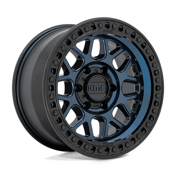 KMC Cast Aluminum Rim KM549 20X9 5X5.0 MN-BLUE GBLK-LP 0MM, KM54929050900