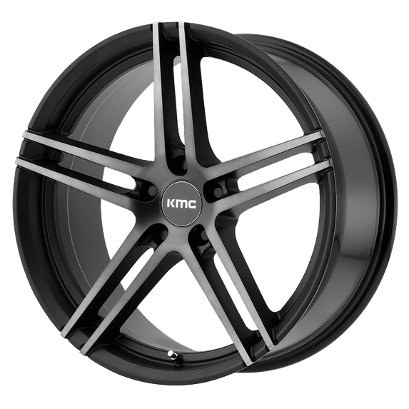 KMC Cast Aluminum Rim KM703 20X10 5X112 S-BLK TITAN FACE 45MM, KM70321057545