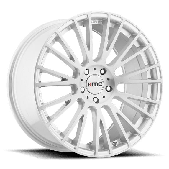 KMC Cast Aluminum Rim KM706 20X10 5X120 BRUSHED SLV 40MM, KM70621052440