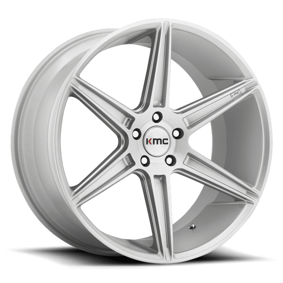KMC Cast Aluminum Rim KM711 22X10.5 5X112 BRUSHED SLV 40MM, KM71122557440