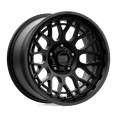thumbnail image 1 of KMC Cast Aluminum Rim KM722 18X9 6X135 S-BLK 18MM, KM72289063718, 1 of 3