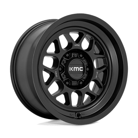 KMC Cast Aluminum Rim KM725 17X9 5X5.0 S-BLK -38MM, KM725MX17905038N