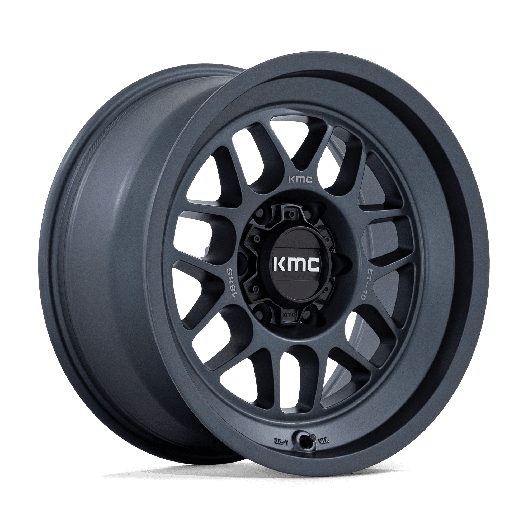 KMC Cast Aluminum Rim KM725 18X8.5 5X5.0 MTL-BLUE -10MM, KM725LX18855010N