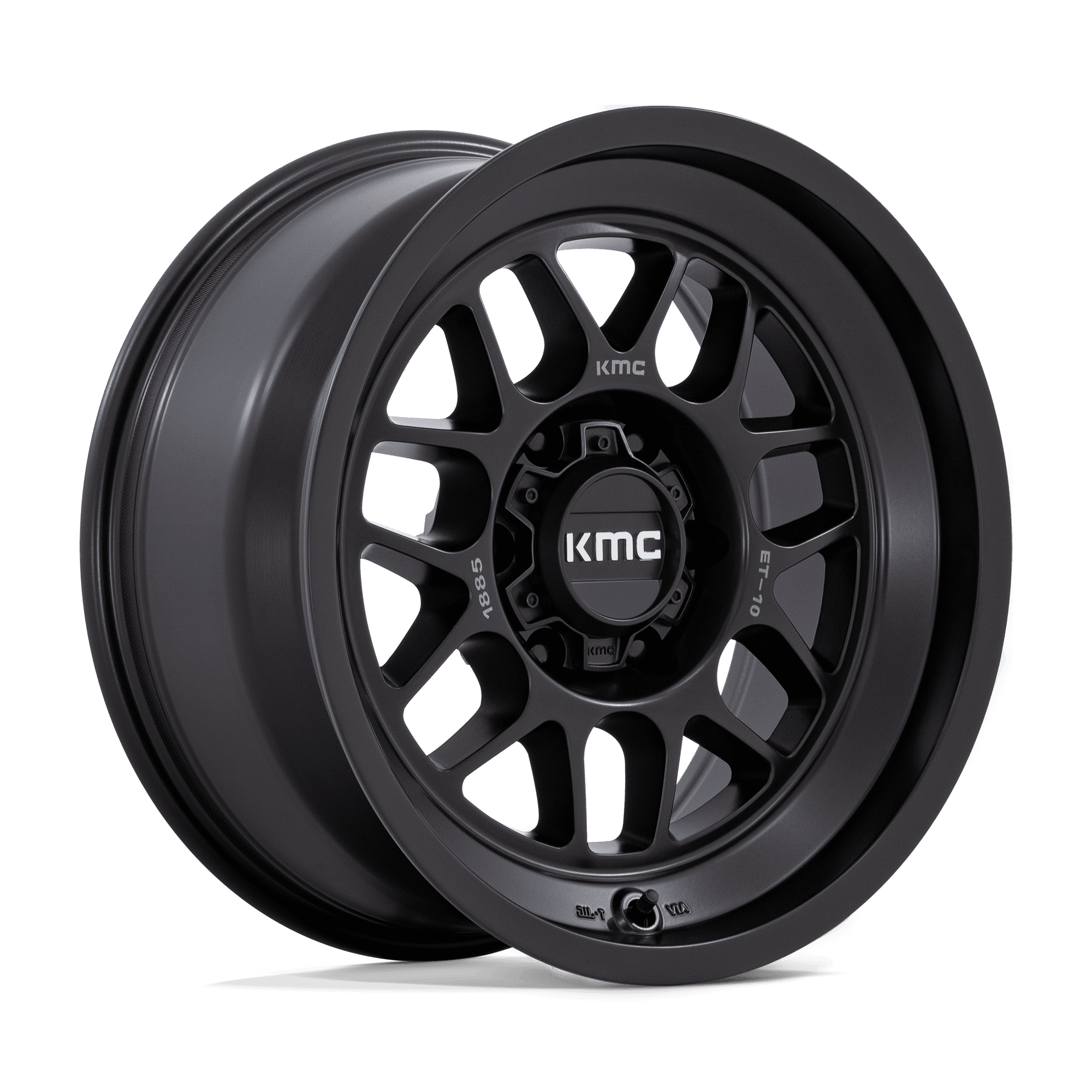 KMC Cast Aluminum Rim KM725 18X8.5 6X5.5 S-BLK 0MM, KM725MX18856800