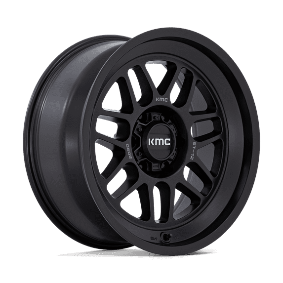 KMC Cast Aluminum Rim KM725 20X9 5X5.0 S-BLK -12MM, KM725MX20905012N