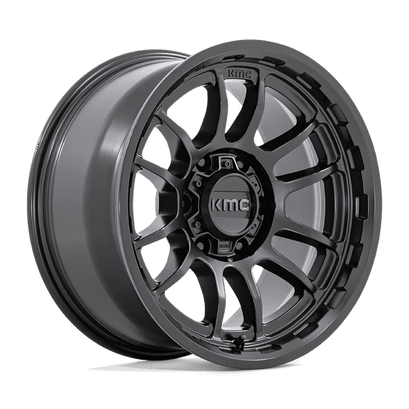 KMC Cast Aluminum Rim KM727 20X9 6X5.5 S-BLK 0MM, KM727MX20906800
