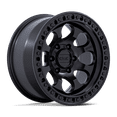 thumbnail image 1 of KMC Cast Aluminum Wheel KM550 17x9 6x5.5 S-BLK -12mm, KM550MX17906812N, 1 of 3