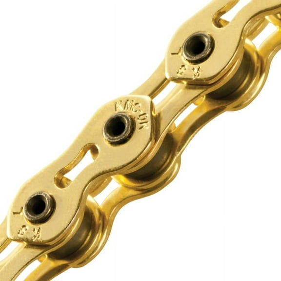 KMC Chain K710SLx100L Bike Chain, TI, GOLD