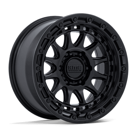 KMC - Crux - 17in, Cast Aluminum, Blackout, 17X8.5, 6X135, 25mm, 194933427581