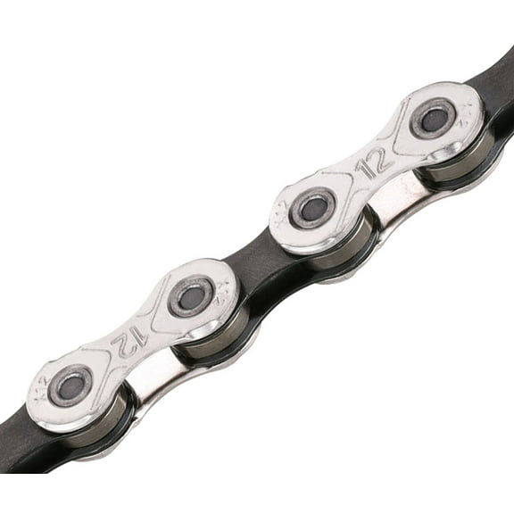 KMC E12S E-Bike 12 Speed Chain in Silver/Black - 122L (Loose)
