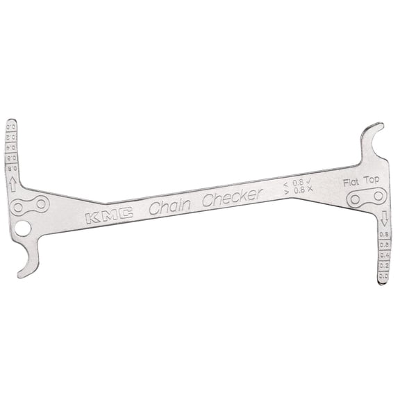 KMC Easy Chain Checker Chain Wear Indicator Tool, Universal, Silver