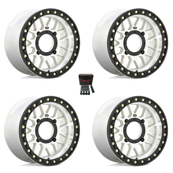 KMC Grenade Beadlock Wheels/Rims Mh (+38mm) 15" Can-Am Commander Maverick Renegade Outlander Defender