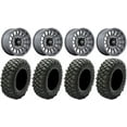 thumbnail image 1 of KMC Impact 15" Wheels Anthracite 32" Crawler XR Tires Sportsman RZR Ranger, 1 of 4