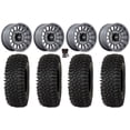thumbnail image 1 of KMC Impact 15" Wheels Anthracite 32" Roctane STX Tires Kawasaki Mule Pro FXT, 1 of 4