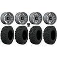 thumbnail image 1 of KMC Impact 15" Wheels Anthracite 33" Trekker Tires Sportsman RZR Ranger, 1 of 4