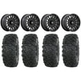 thumbnail image 1 of KMC Impact 15" Wheels Black 30" Roctane T4 Tires Can-Am Commander Maverick Renegade Outlander Defender, 1 of 4