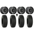 thumbnail image 1 of KMC Impact 15" Wheels Black 32" DX440 Tires Sportsman RZR Ranger, 1 of 4