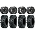 thumbnail image 1 of KMC Impact 15" Wheels Black 32" MT911 Tires Can-Am Maverick X3 / Honda Pioneer 1000 / Talon, 1 of 4