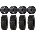 thumbnail image 1 of KMC Impact 15" Wheels Black 32" XComp ATR Tires Can-Am Commander Maverick Renegade Outlander Defender, 1 of 4