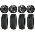 thumbnail image 1 of KMC Impact 15" Wheels Black 35" Chicane DS Tires Sportsman RZR Ranger, 1 of 4