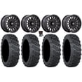 thumbnail image 1 of KMC Impact 15" Wheels Black 35" Versa Cross V3 Tires Sportsman RZR Ranger, 1 of 4