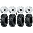 thumbnail image 1 of KMC Impact 15" Wheels Machined 30" MT911 Tires Sportsman RZR Ranger, 1 of 4