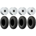 thumbnail image 1 of KMC Impact 15" Wheels Machined 32" MotoRally Tires Kawasaki Teryx Mule, 1 of 4