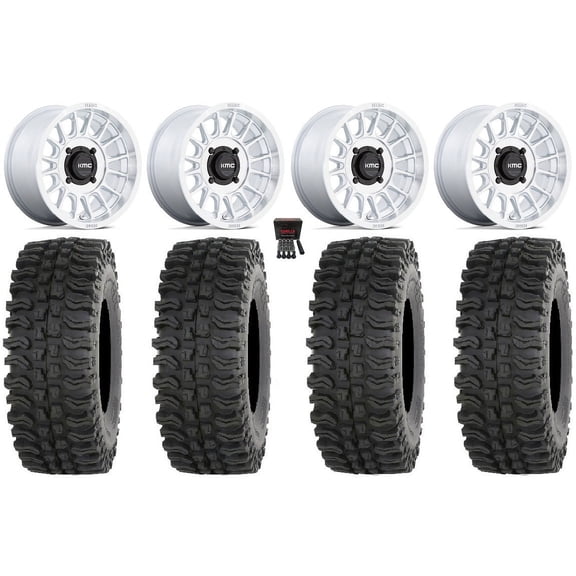 KMC Impact 15" Wheels Machined 35" BDC Tires Polaris RZR XP 1000 / PRO XP / Ranger XP 900/1000