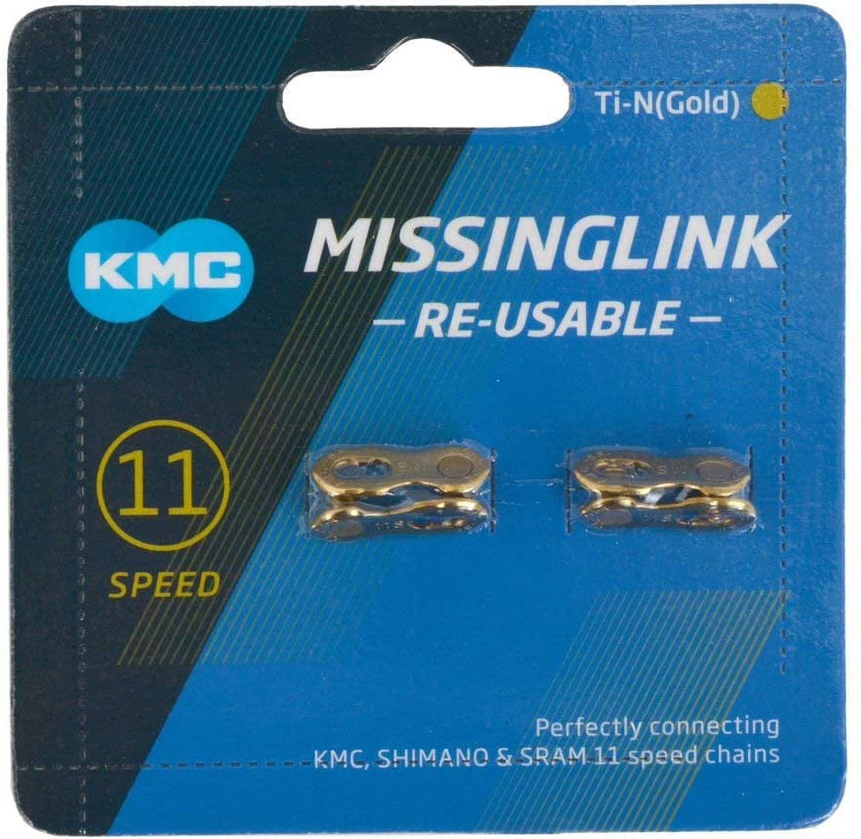KMC Missing Links X9sl - Maglie Di Collegamento Per Catene Bici 9 Velocit&agrave; (Argento)