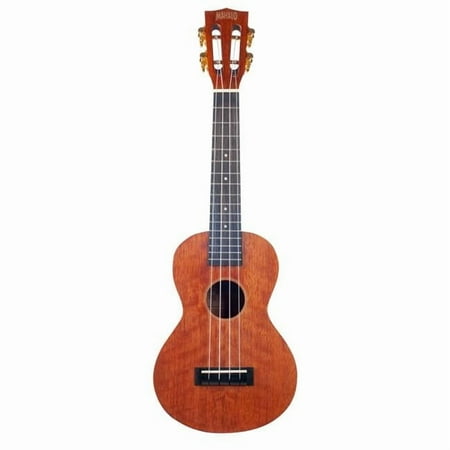KMC Music MJ2TBR-U Mahalo Java Concert Ukulele, Transparent Brown