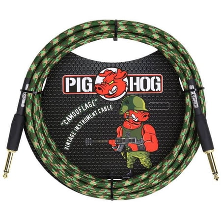 KMC Music PCH10CF-U 10 ft. Instrument Cable, Camouflage