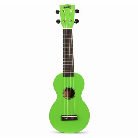 KMC Music Rainbow Soprano Ukulele, Green